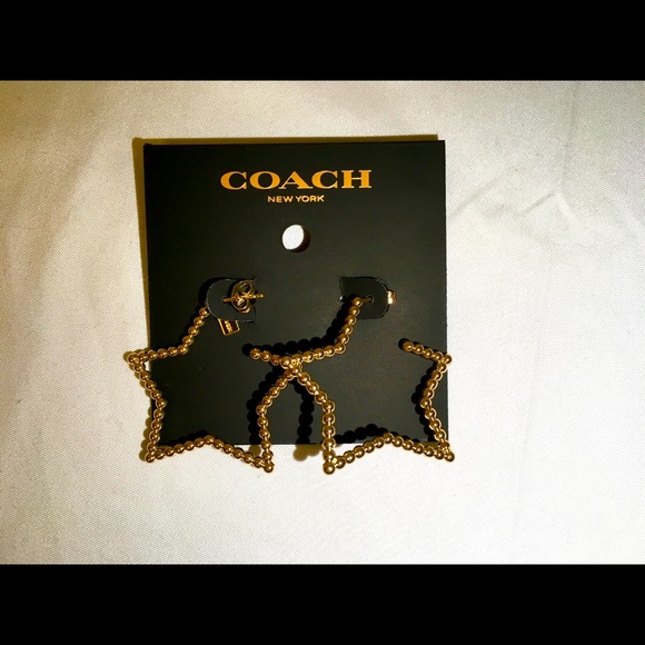 Coach Oversized Open STAR Earrings⭐️ - Picture 2 of 3